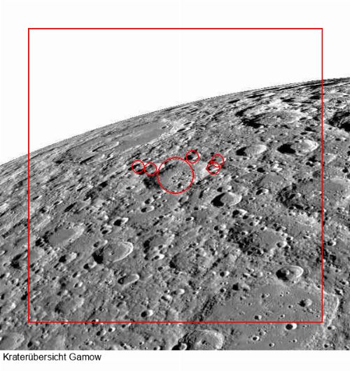 Krater Gamow Y im Gesamtüberblick