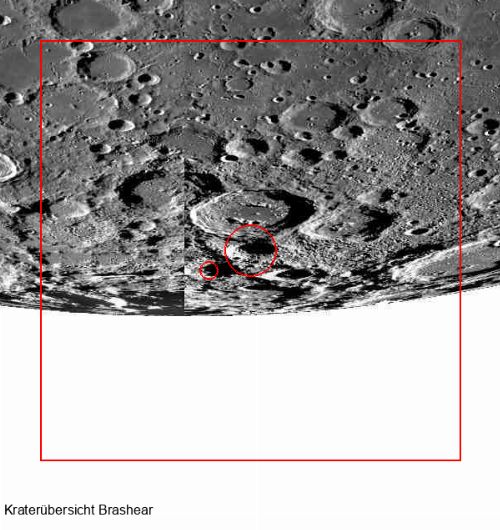 Krater Brashear im Gesamtüberblick